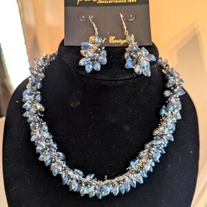Park Lane 'Glacier'  Blue Beaded Jewelry Set